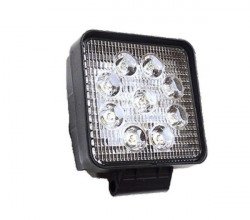 LED kockasti radni far 27W
