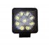 LED kockasti radni far 27W