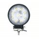 LED radni far okrugli 27W