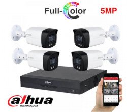 DAHUA video nadzor komplet sa 4 kamere TLM-A 5MP
