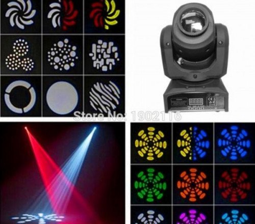 LED RGB rotirajuca mini glava 30W