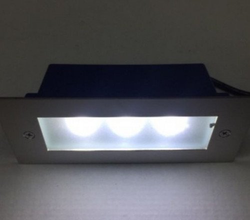 Plava LED podna lampa 3W