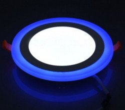 LED panel plavo belo svetlo 6W