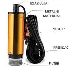Pumpa za pretakanje goriva 12V